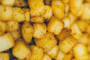 ziemniaki smażone mrożone odgrzane