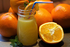 sok pomarańczowy na bazie soku zagęszczonego