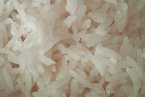 ryż biały gotowany na parze bez dodatków