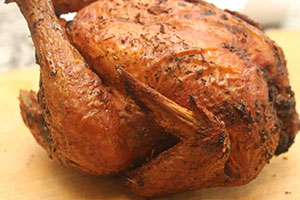 kurczak pierś mięso ze skórą pieczone
