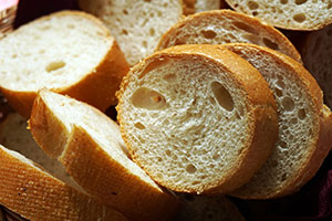 bagietka lub chleb z mąki 800 lub 1100