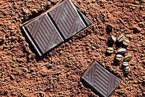 czekolada lub kakao do picia w proszku słodzona cukrem wzbogacona w witaminy