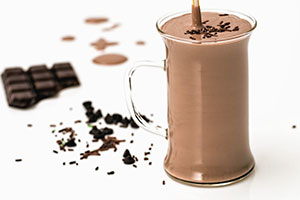 napój czekoladowy błyskawiczny z cukrem z mlekiem półtłustym