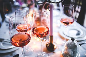 wino różowe 11° alkoholu